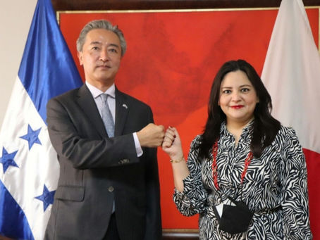 Vicecanciller Karen Najarro agradece cooperación brindada a Honduras por Japón