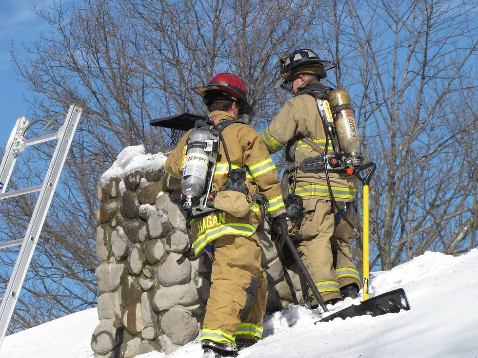 Chimney Fire 2-7-2014 Photos by Deb S