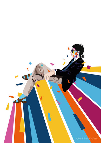 Franco Battiato Vector Drawing