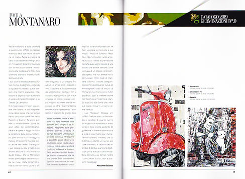 Pagine Paola Montanaro - Catalogo Arte 2019 Germinazioni IV.0