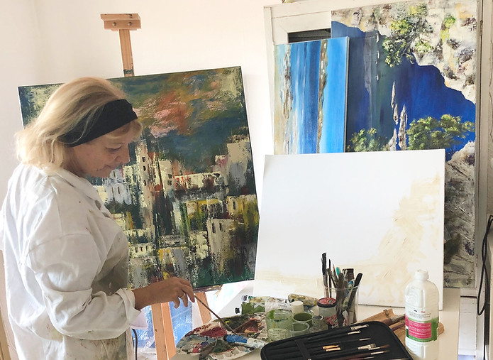 artiste peintre Maryse Chevallet