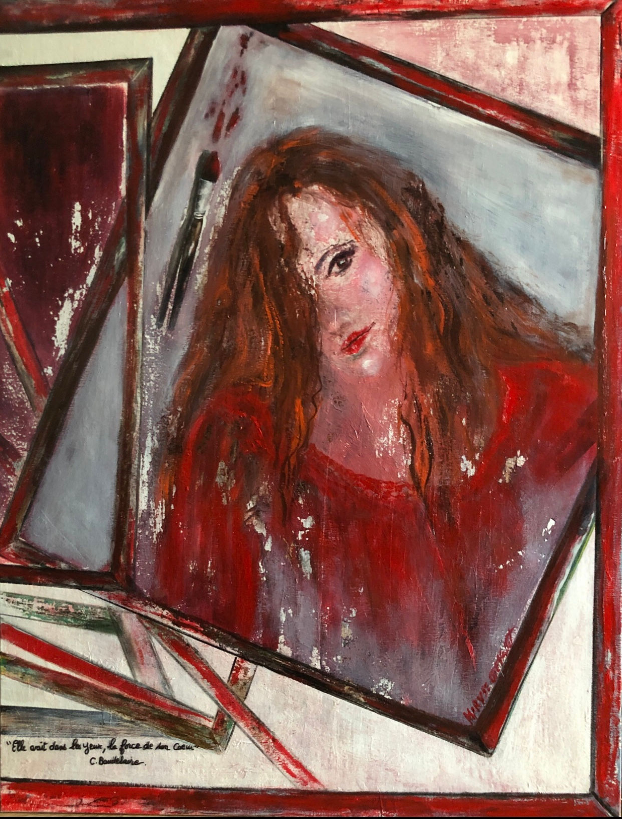 La fille au pinceau