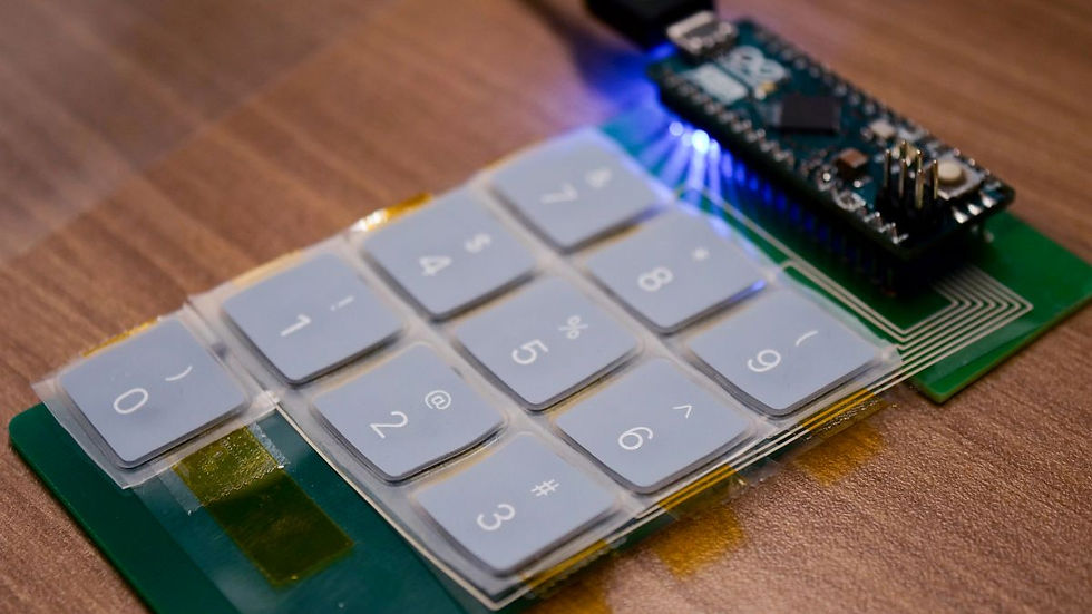 Figure 11: Flexible keyboard assembly