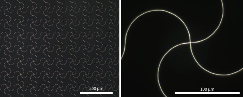 Image 4: Conductive silver traces, 3 µm line width