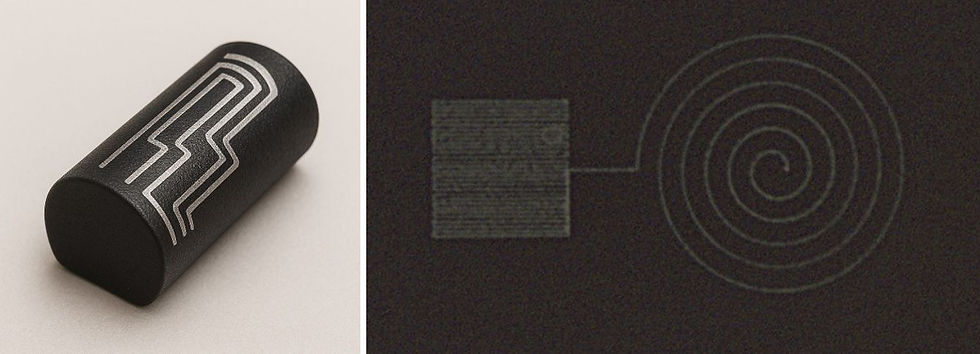 Image 3: Ultra-fine, low-loss antenna structures on various substrates