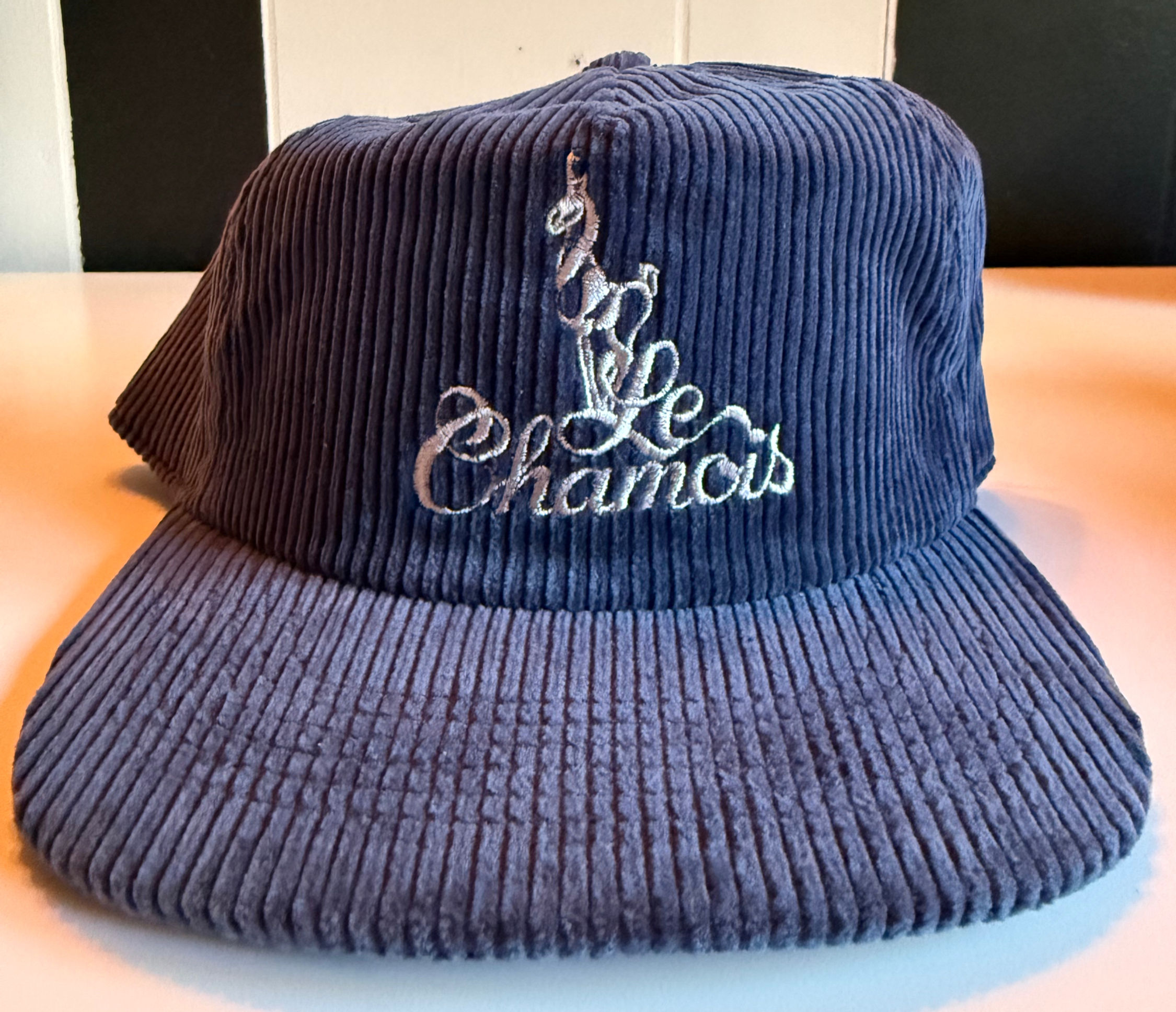 Chamois Corduroy Baseball Hat - Navy