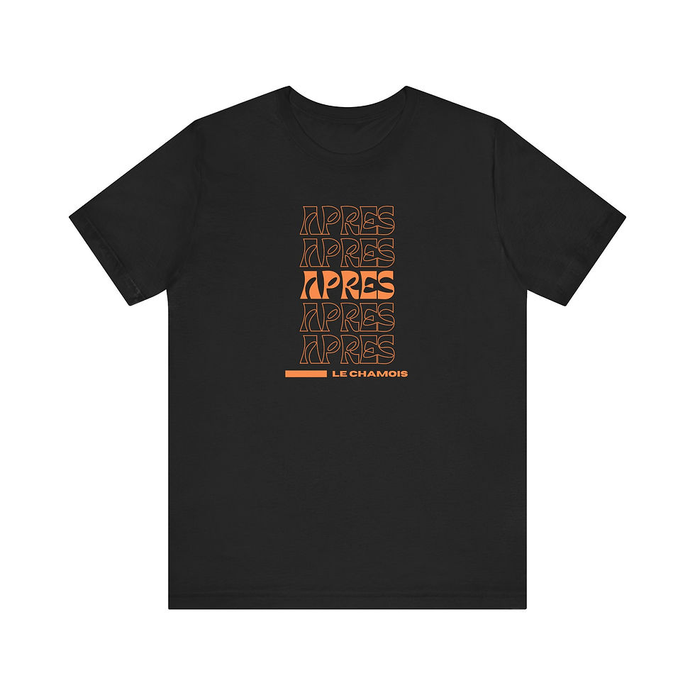 Unisex Jersey Short Sleeve Apres Tee