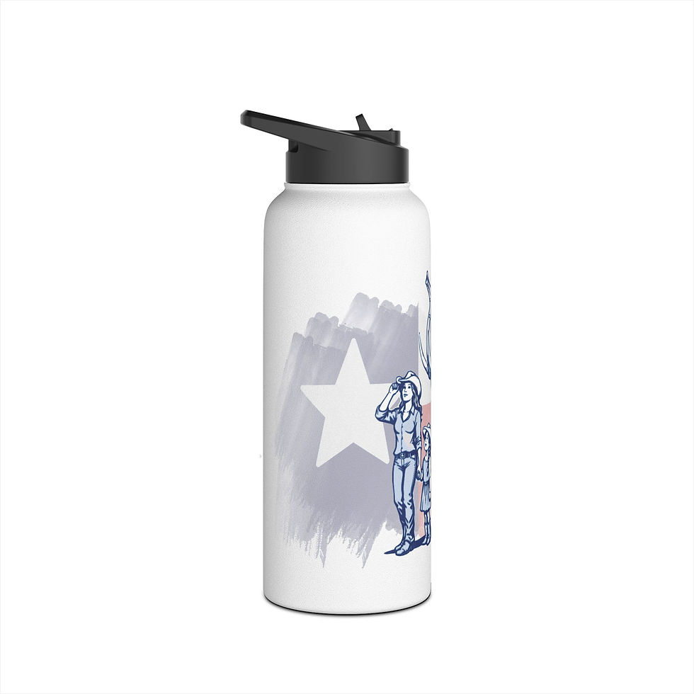 Thumbnail: Elephant Parade Stainless Steel Water Bottle — Family Safari Travel Bottle
