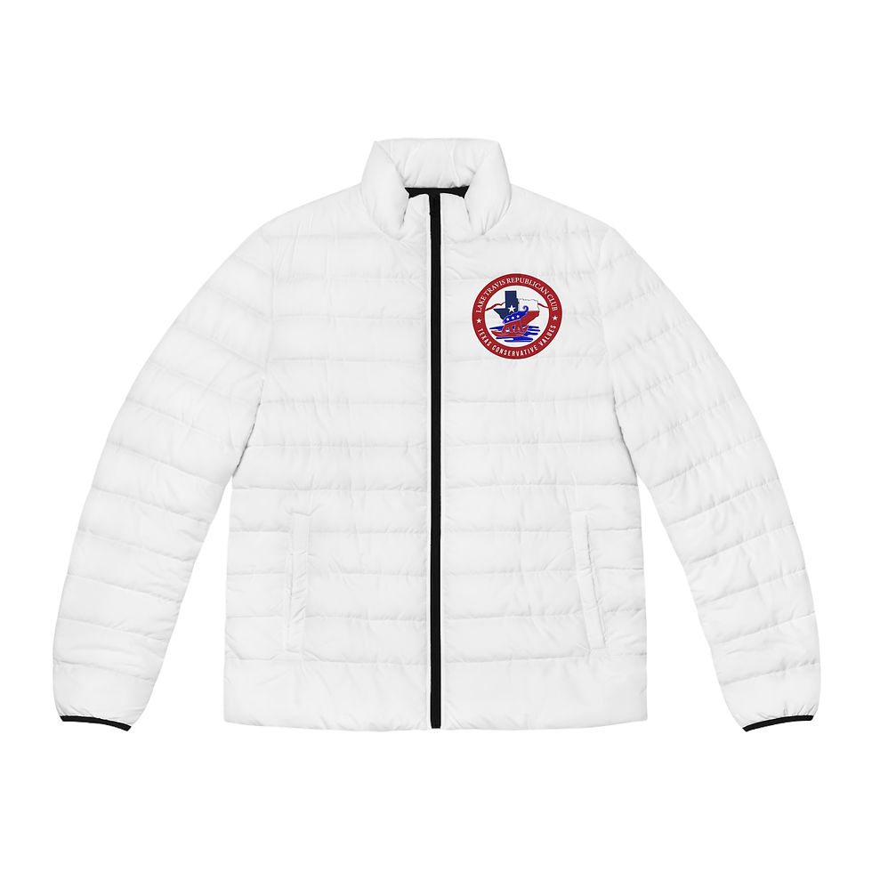 Thumbnail: LTRC | Round Logo | White Puffer Jacket 