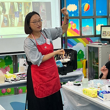 Face painting tutorial class demostration