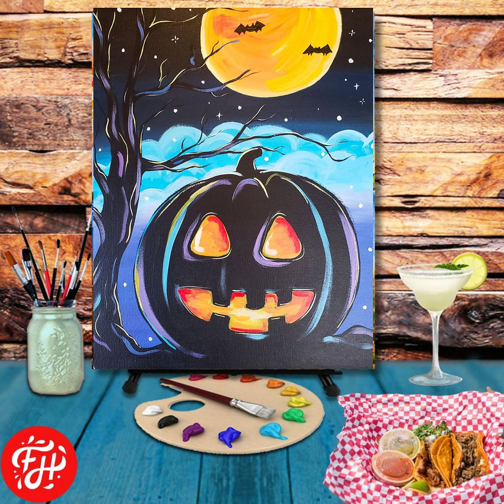 "Spooky Night" Paint & Sip Public Class
