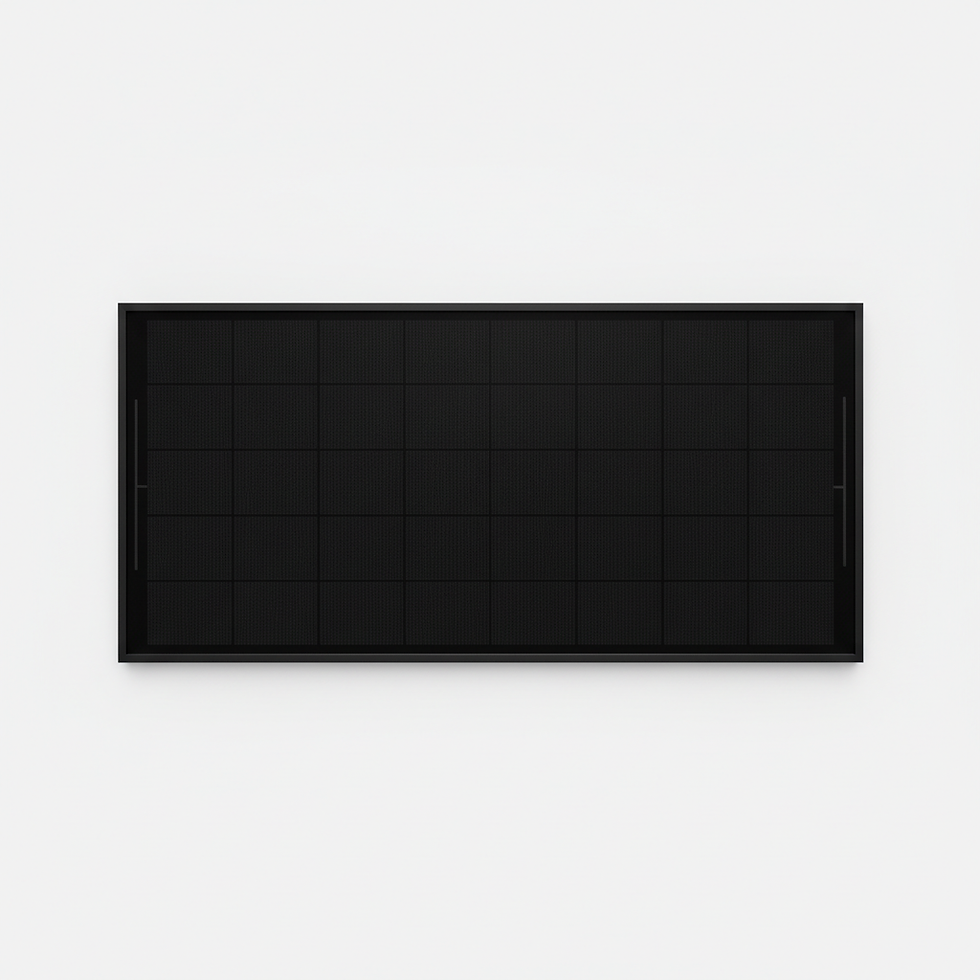 All Black Solar Panel