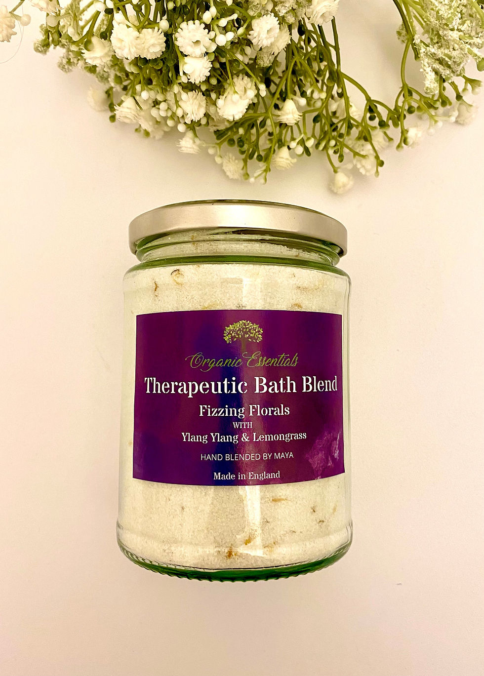Luxury Bath Blend with Ylang Ylang & Lemongrass Essential Oils