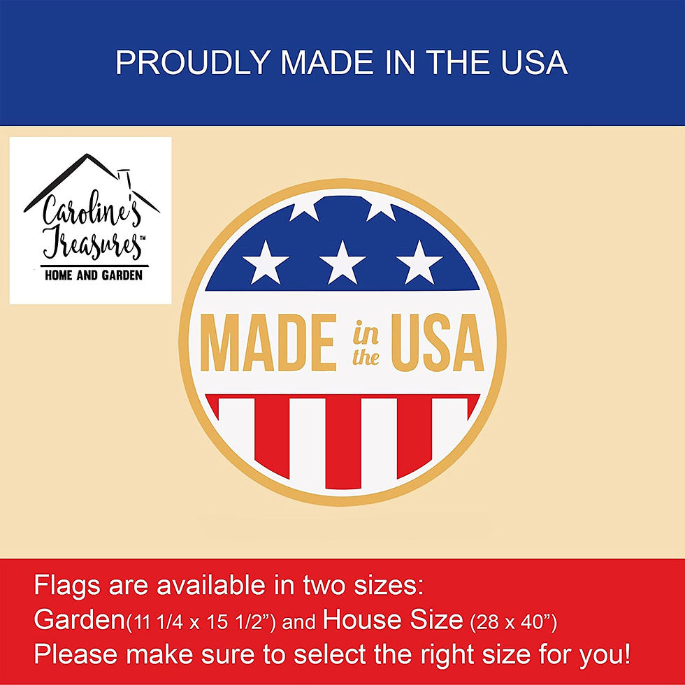 Thumbnail: Missouri Hawthorns in Watercolor House Flag