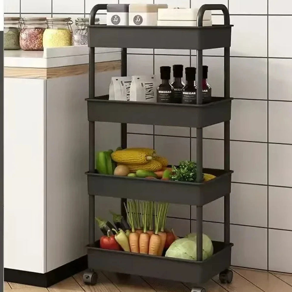 Thumbnail: Storage Organizer with wheels For Children