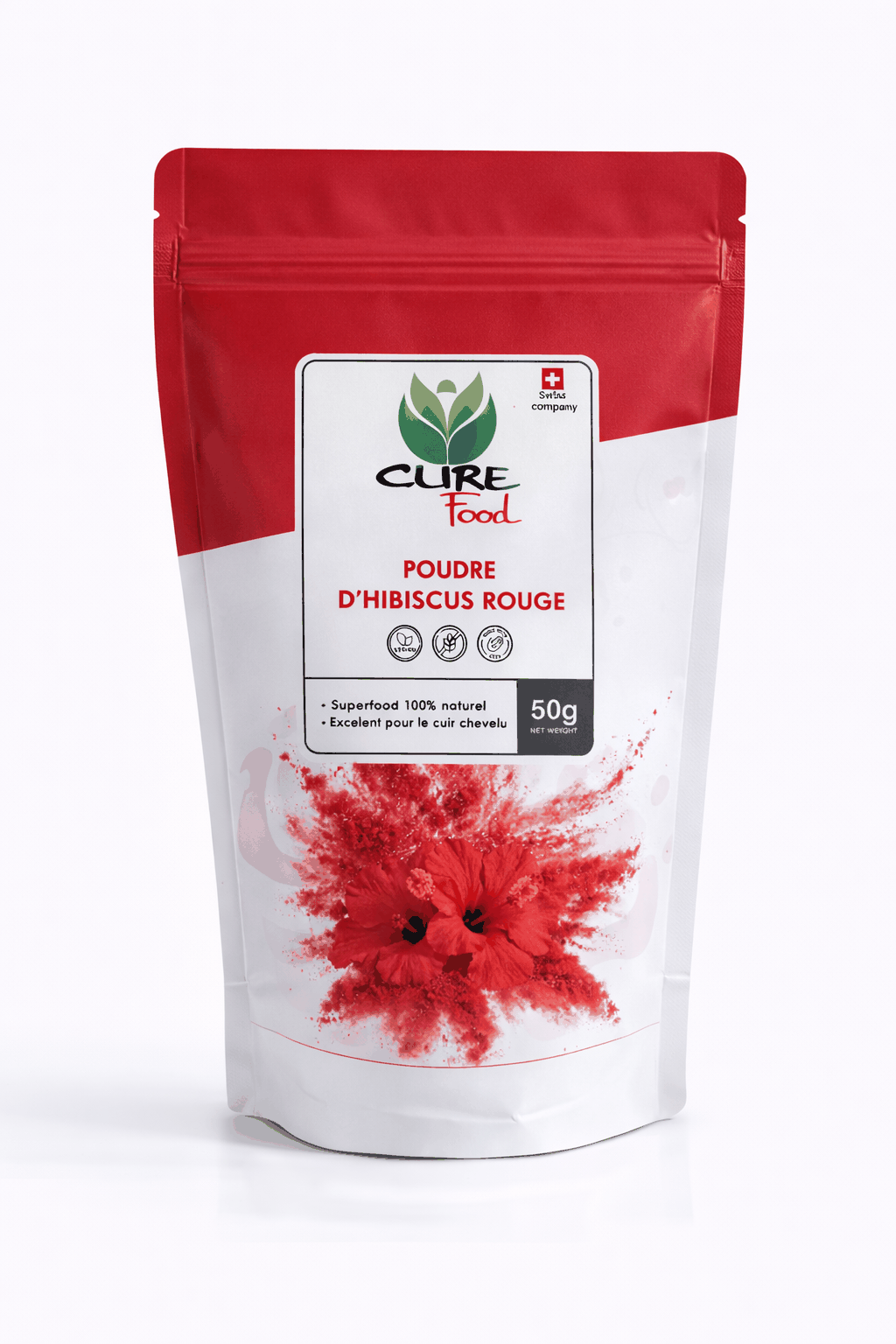 Red Hibiscus Powder Organic