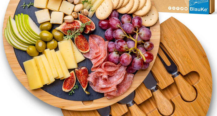 Beautiful charcuterie board perfect for dining and entertaining