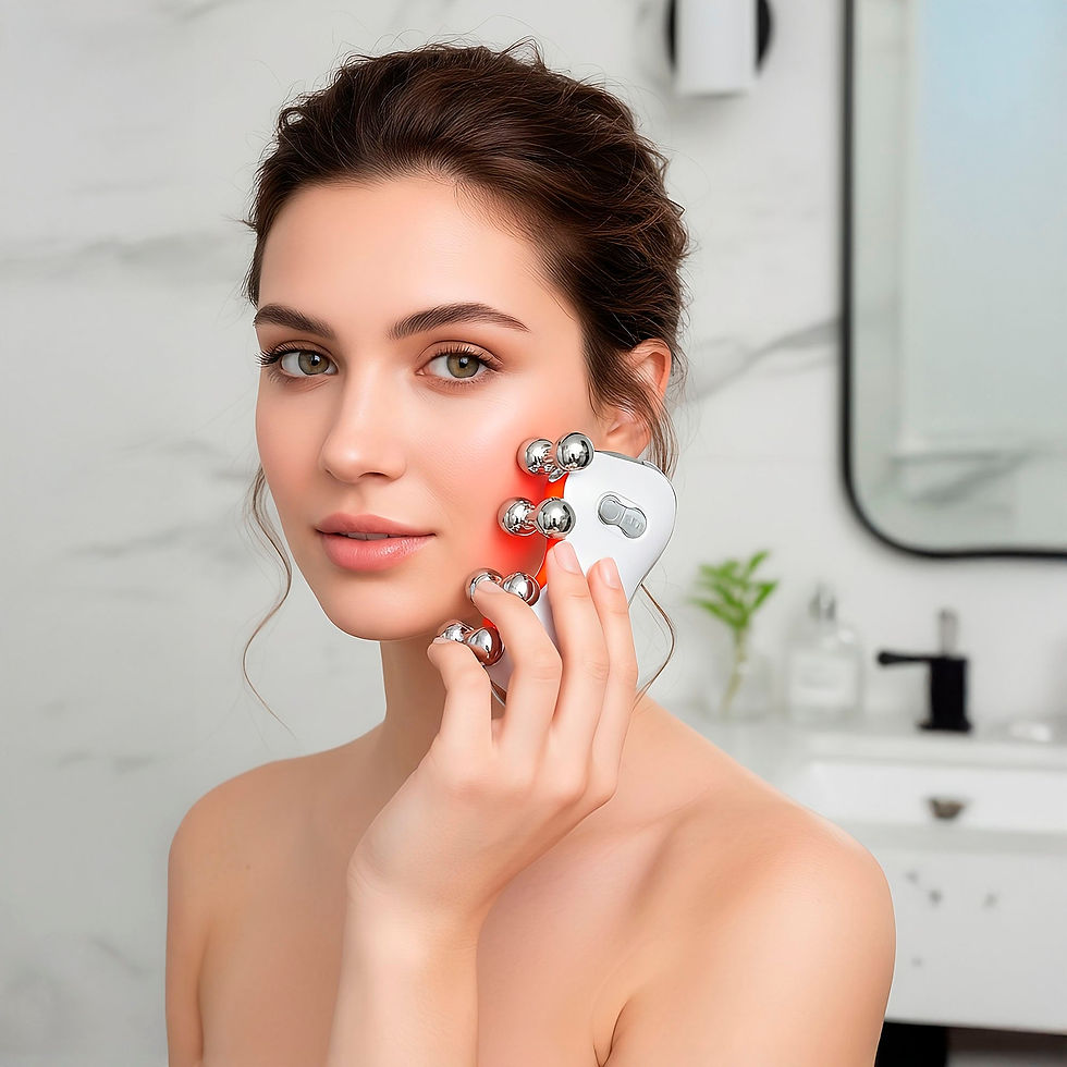 Miniatura: 7-in-1 LED Therapy Wand & 5-in-1 Skin Roller Massager
