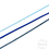 Miniature : Cordon 4mm Bleu ciel / Gris / Bleu roi x 1M