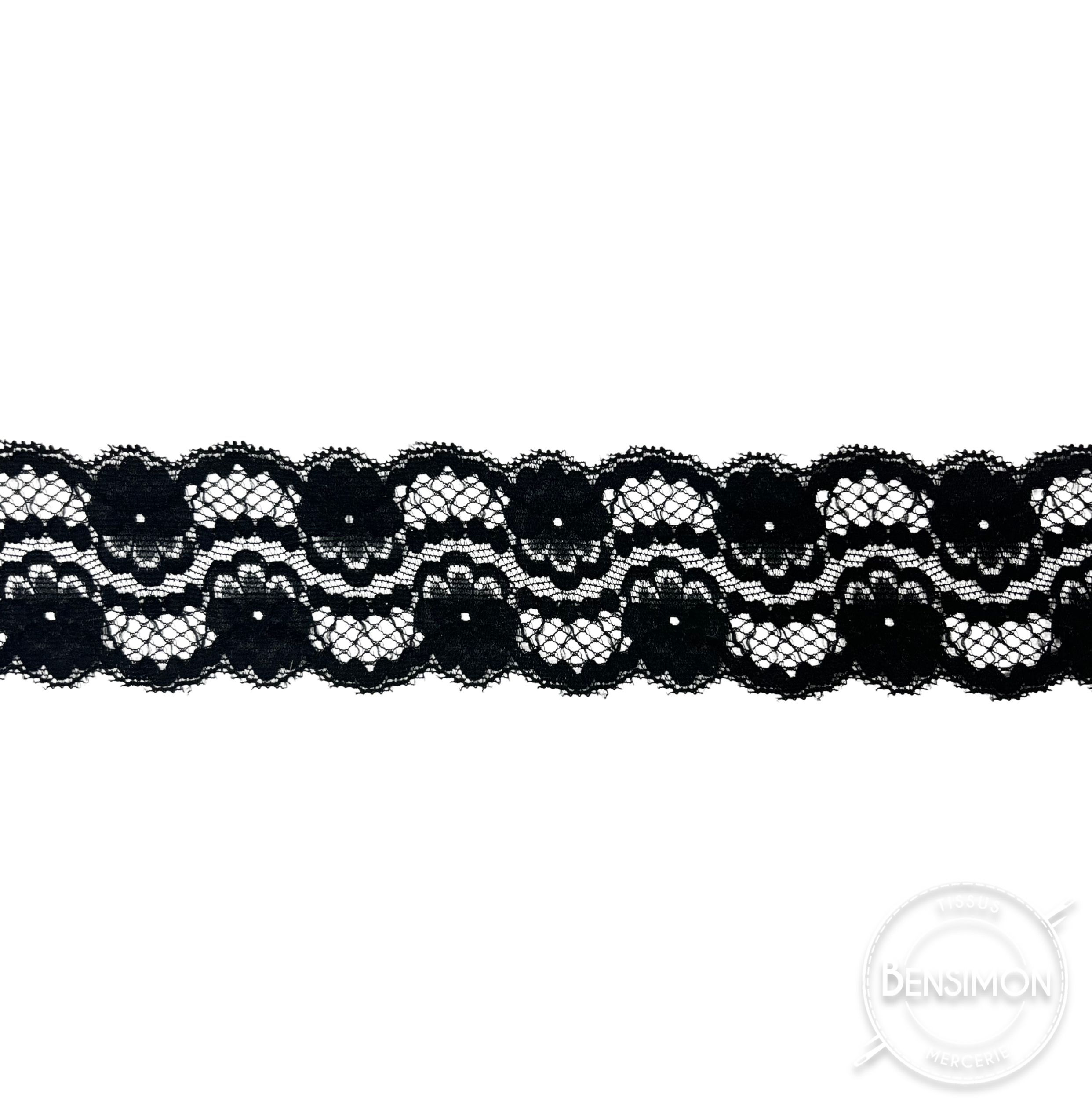 Dentelle élastique liseré vêtements lingerie finition incrustation