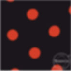 tissu infroissable burlington à gros pois rouge