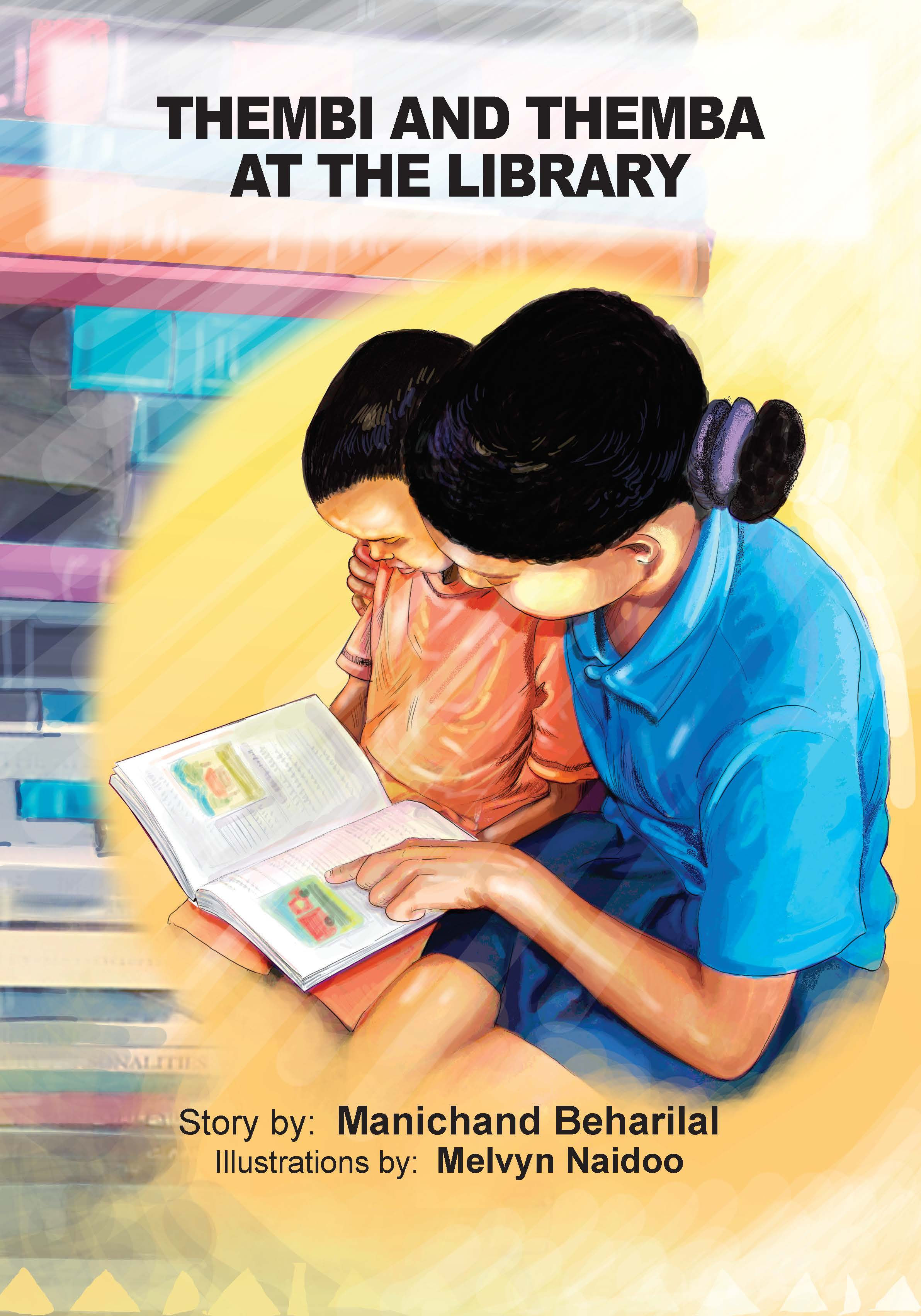 Thembi and Themba at the Library (PB)