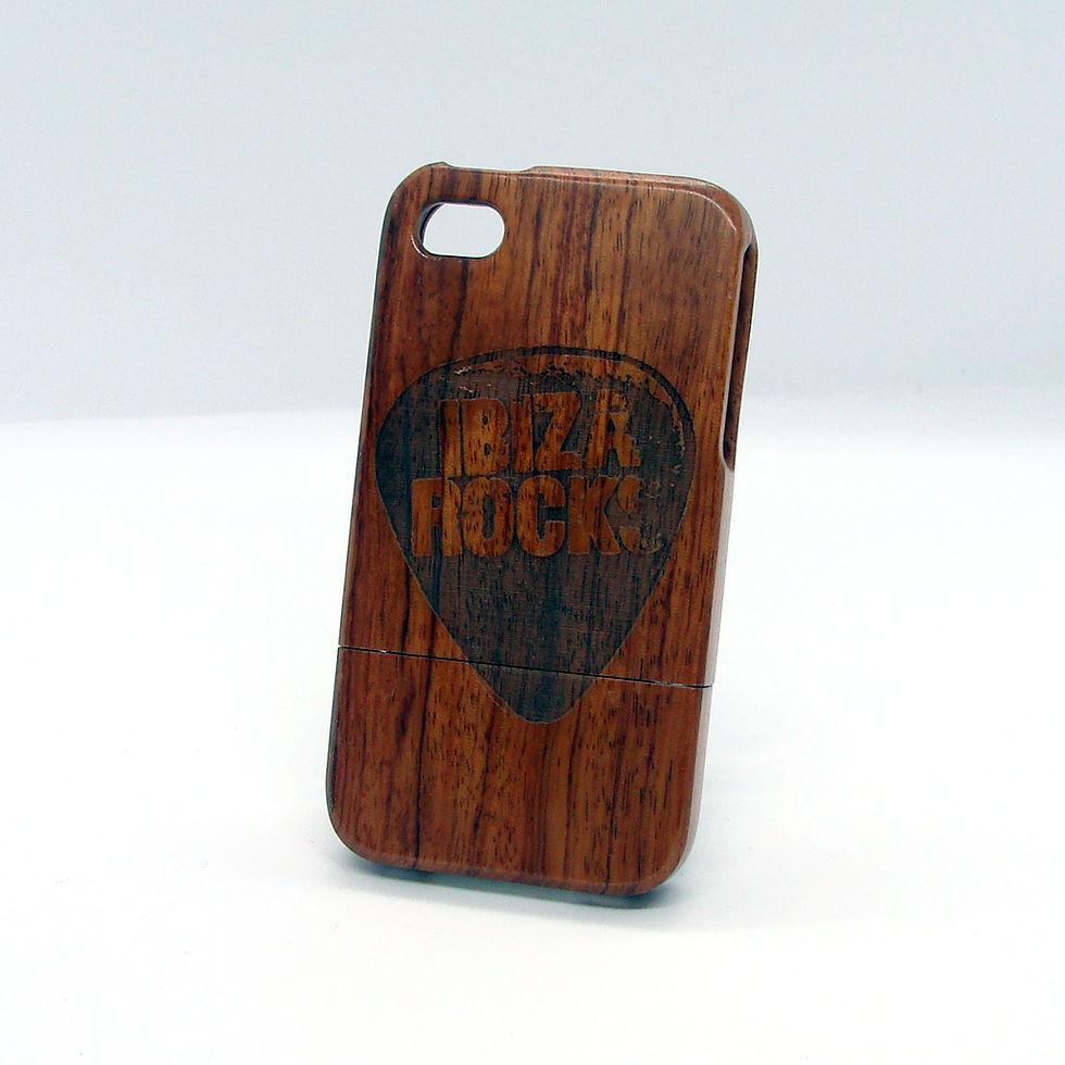 IBIZA ROCKS WOODEN PHONE COVER