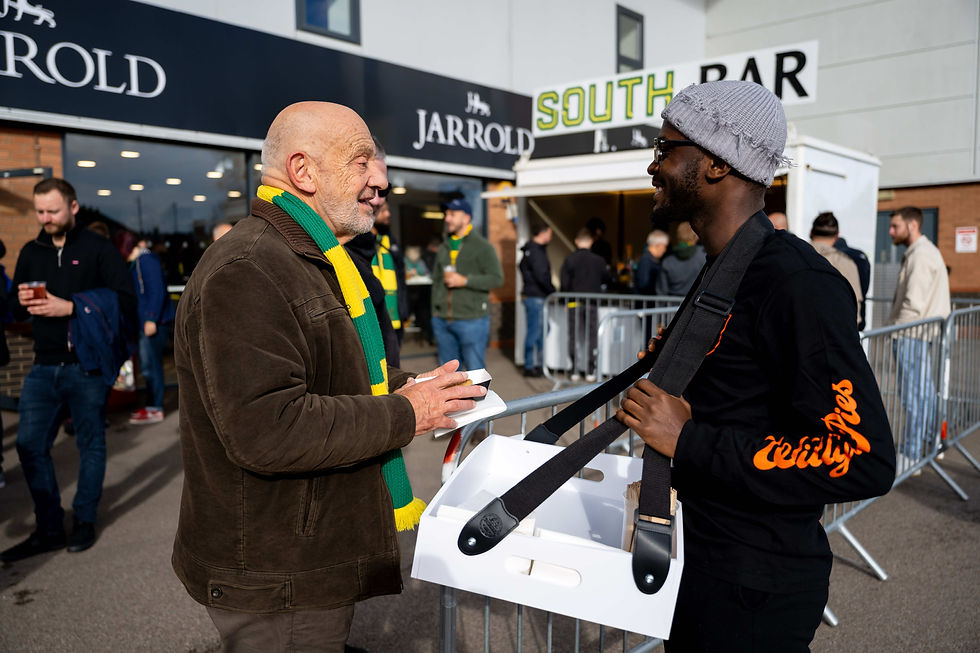 Fans on-site sampling experience