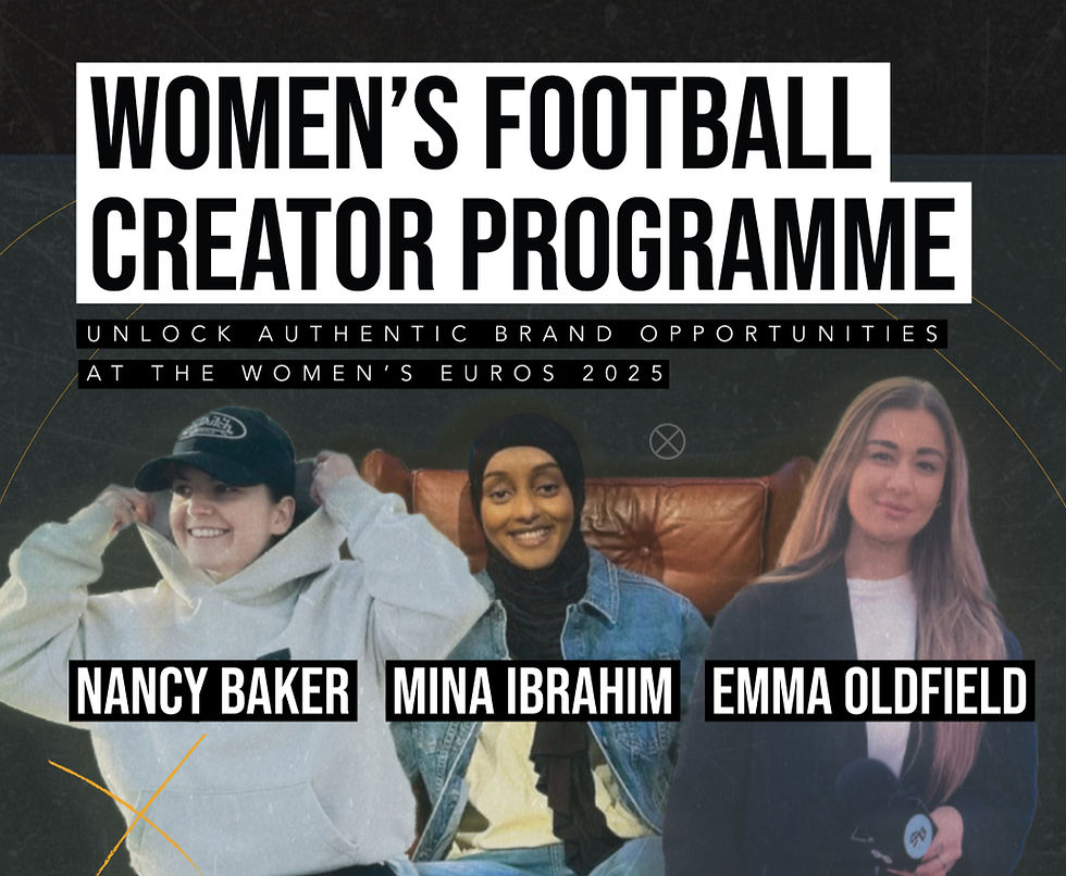 INTRODUCING OUR WOMEN'S FOOTBALL CREATOR PROGRAMME