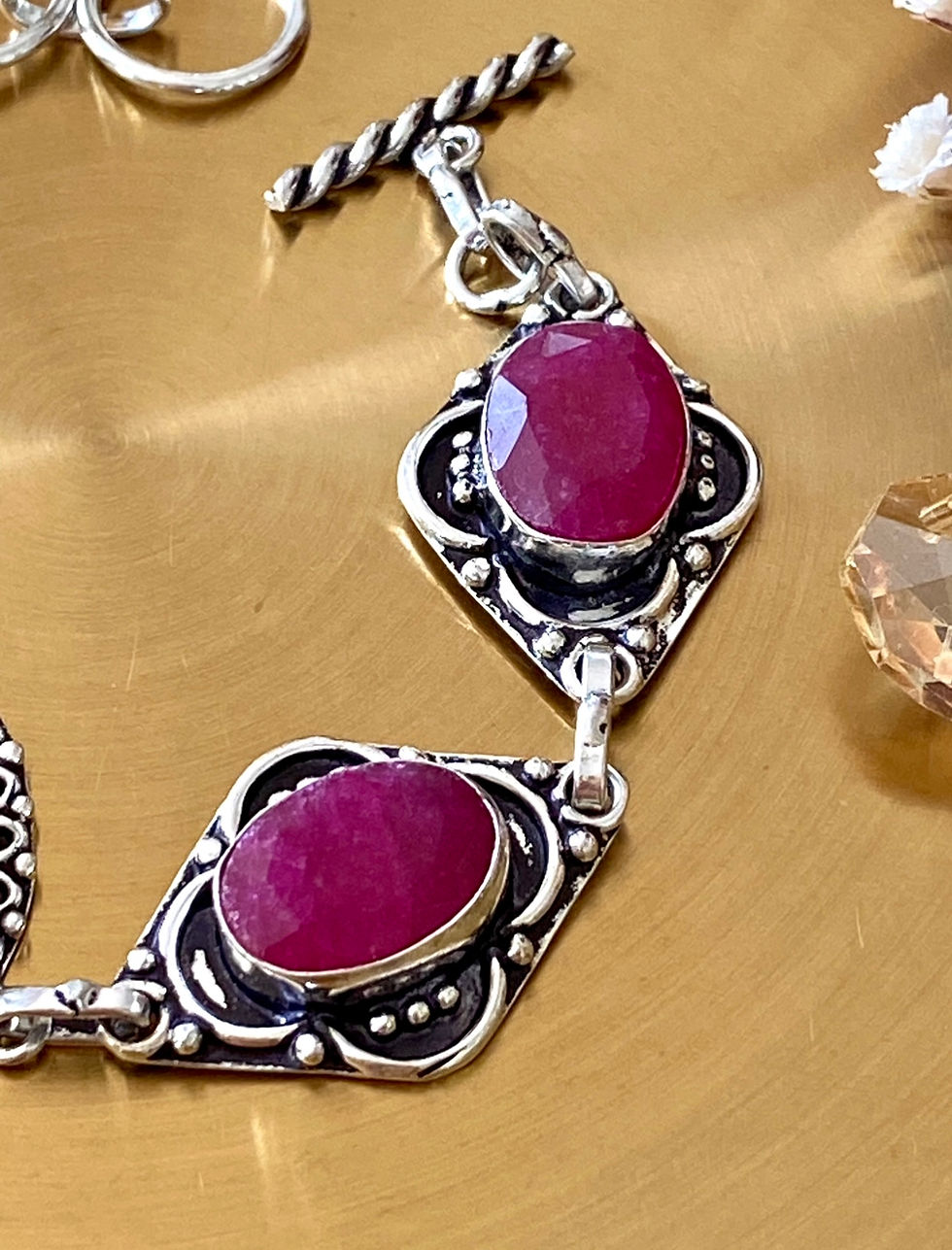 Thumbnail: Ruby Handcrafted Bracelet