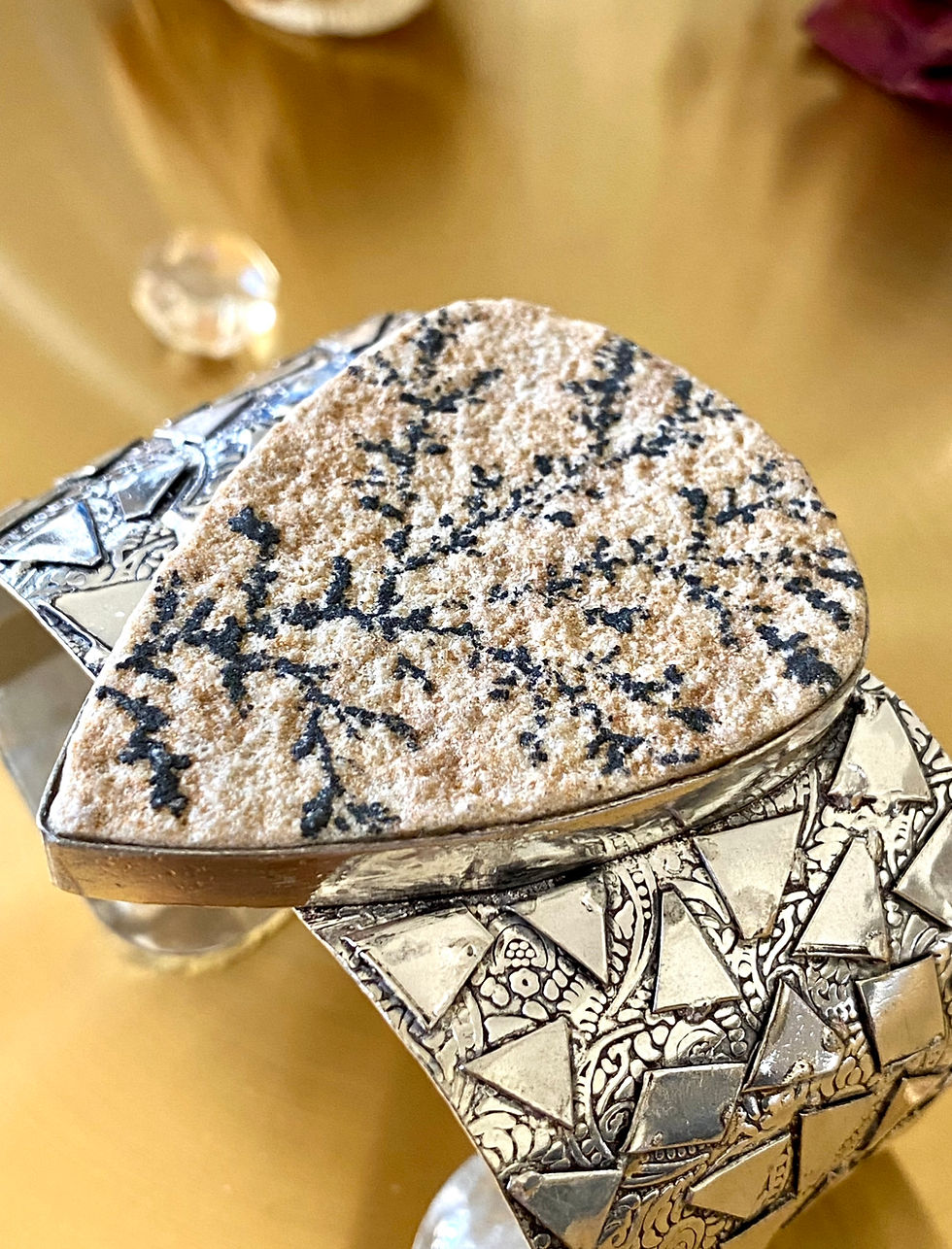 Thumbnail: German Dendrite Handcrafted Adjustable Cuff