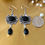 Thumbnail: Black Onyx Dangling Handcrafted Earrings
