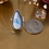 Thumbnail: Natural Blue Flash Moonstone Ring Size 6