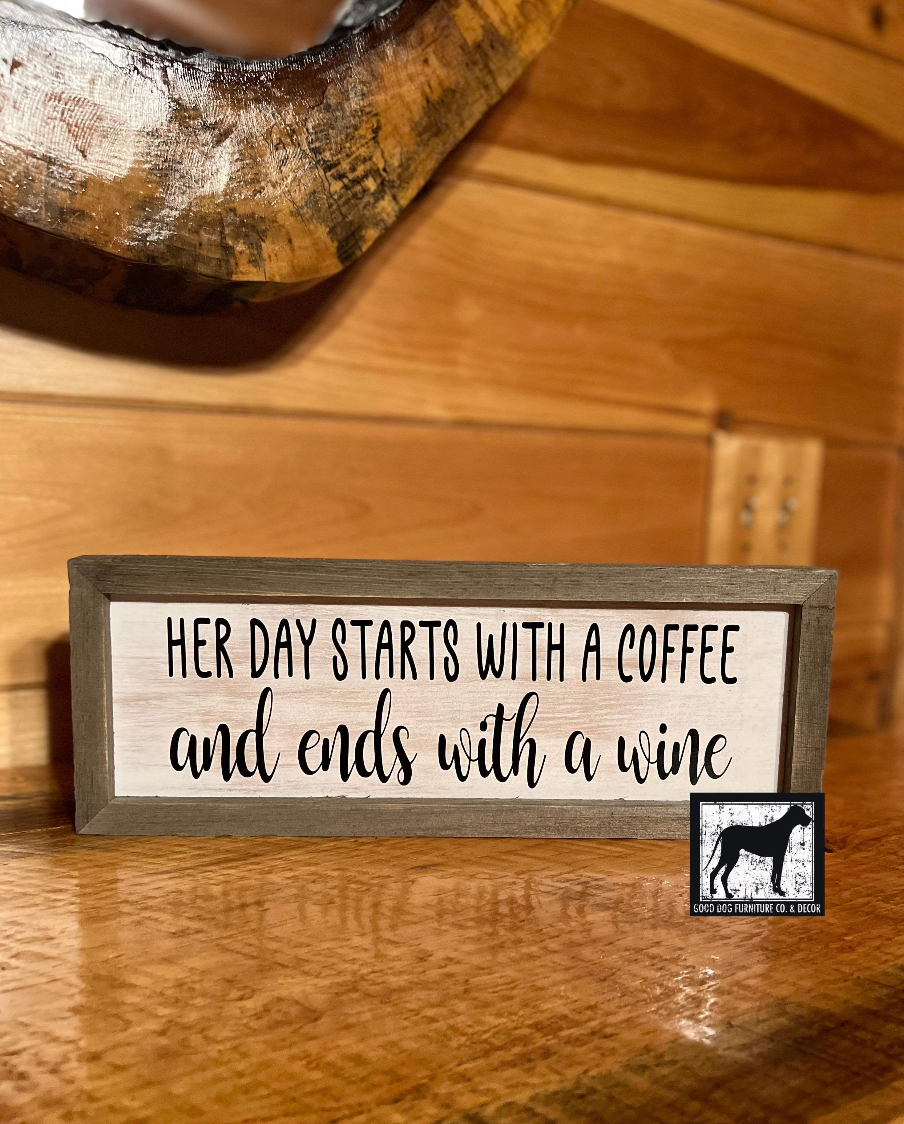 Signs | Decor | Size 15x5.5 | Coffee | Lyrics | Country Music