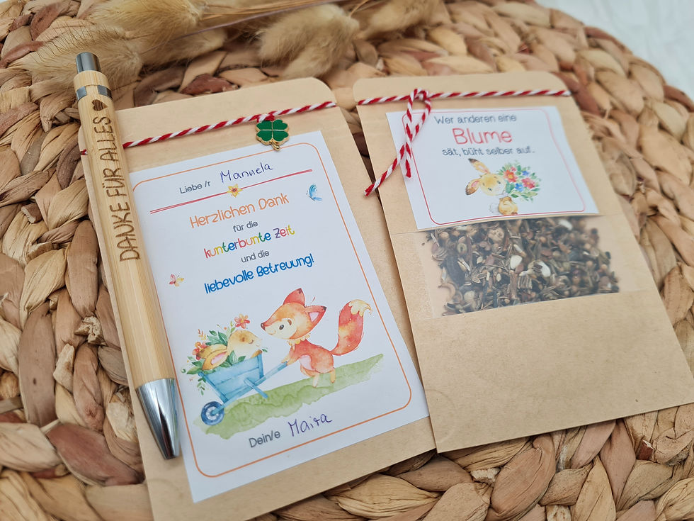 Abschiedsgeschenk für Erzieher