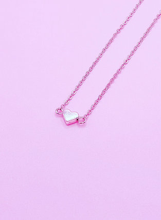 Baby heart necklace