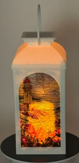 Lighthouse Solar/Battery Lantern