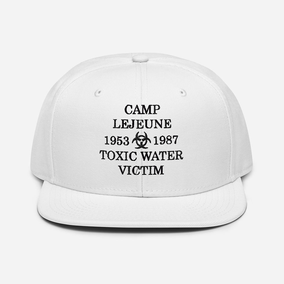 Toxic Water Victim Snapback Hat