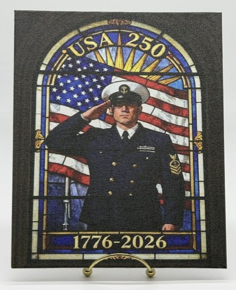8x10 "Painting" of US Navy 250th