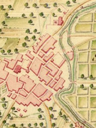 Primera representació cartogràfica coneguda de la vila de Sueca. ¿1752?
