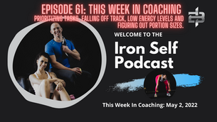 Episode 61: This Week in Coaching May 2, 2022 | Priorities, Energy, & Portions