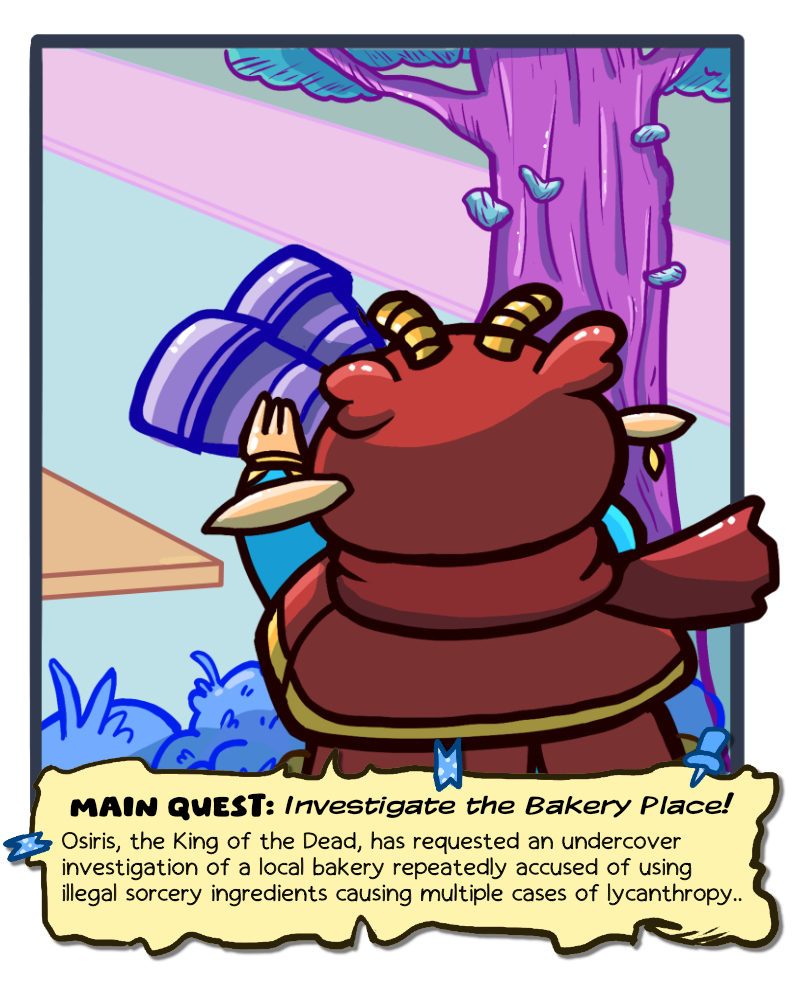 Elf child using binoculars to spy from afar.