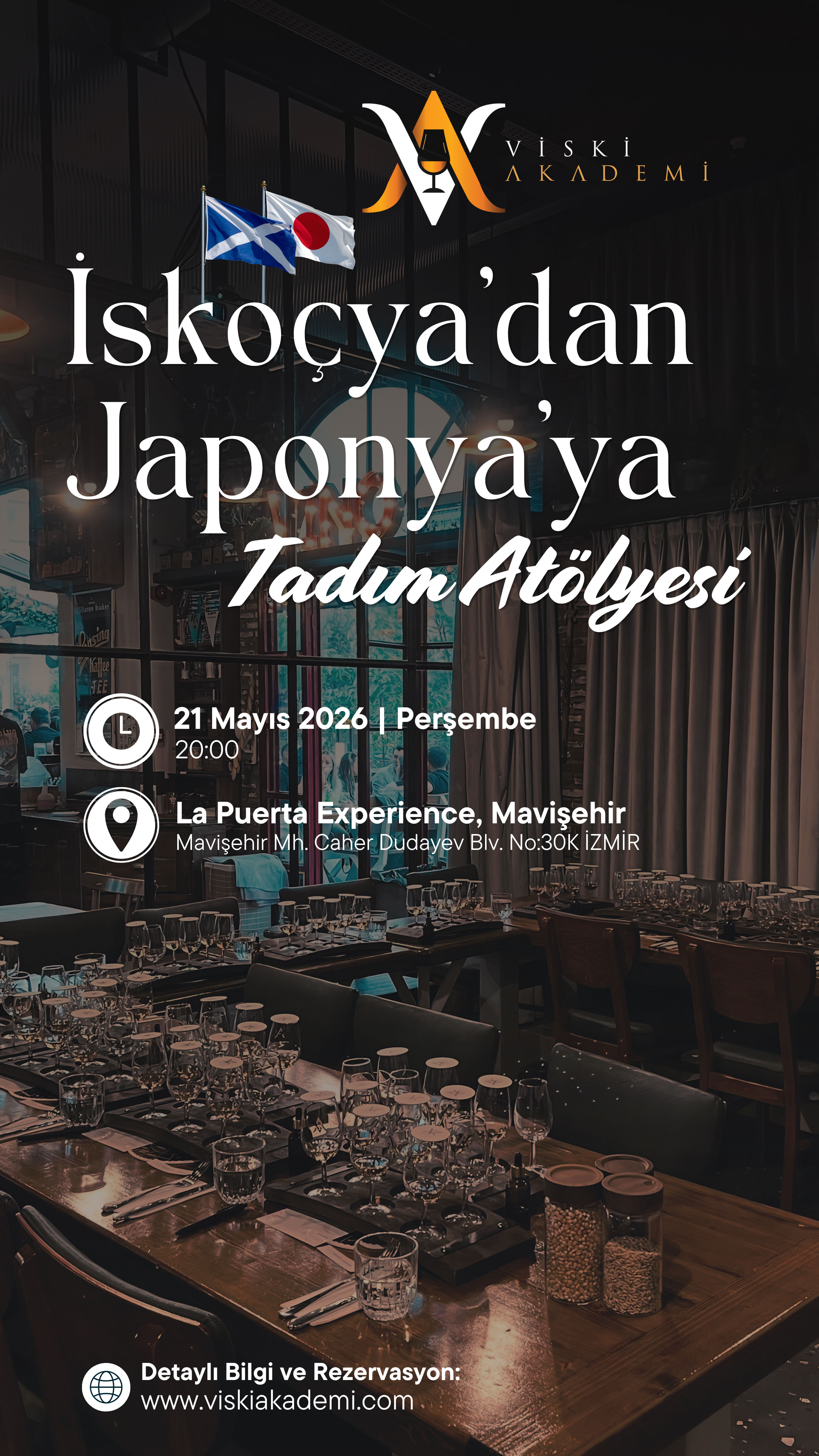 İskoçya’dan Japonya’ya Yolculuk Viski Deneyim Atölyesi 🏴󠁧󠁢󠁳󠁣󠁴󠁿🇯🇵