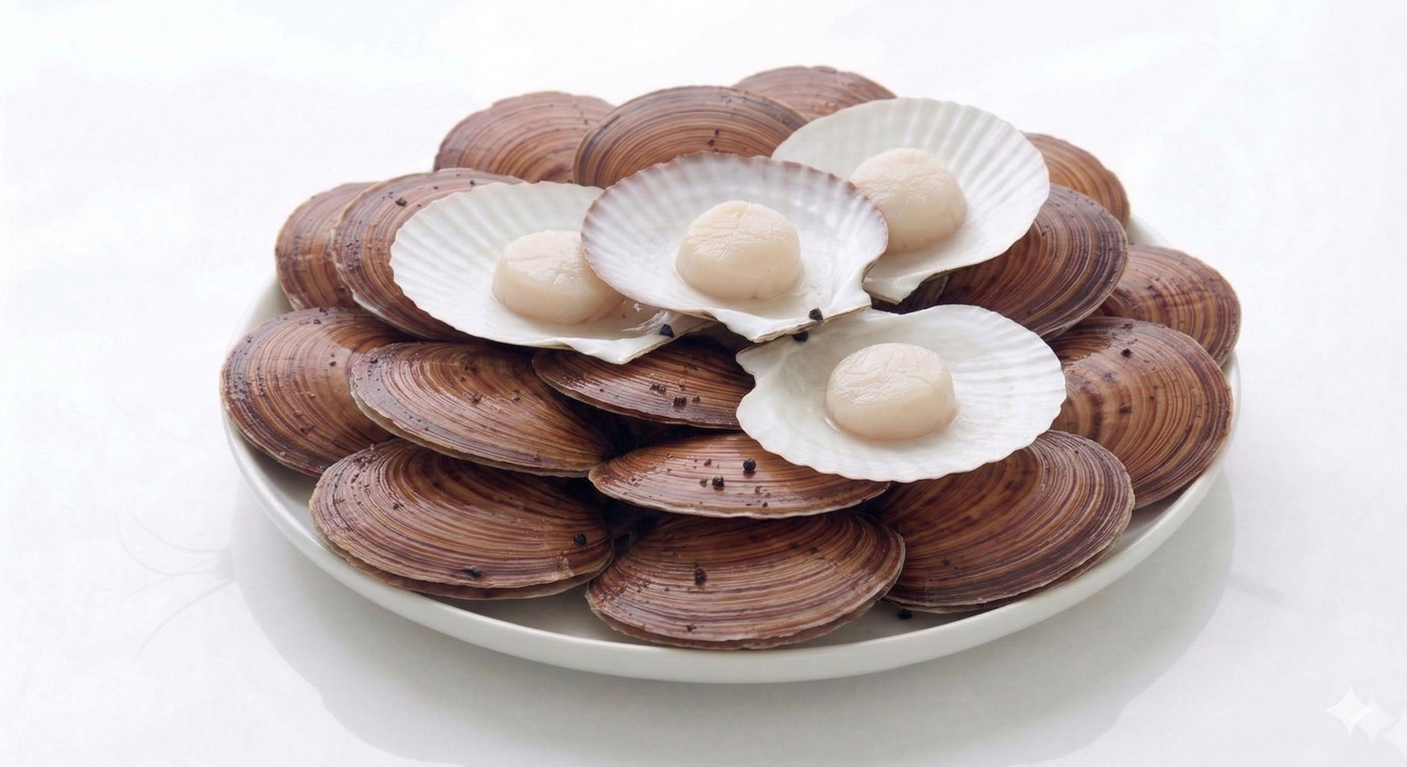 QLD Sea Scollops in the Shell