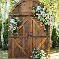 Roustic Door Photo Booth Backdrop