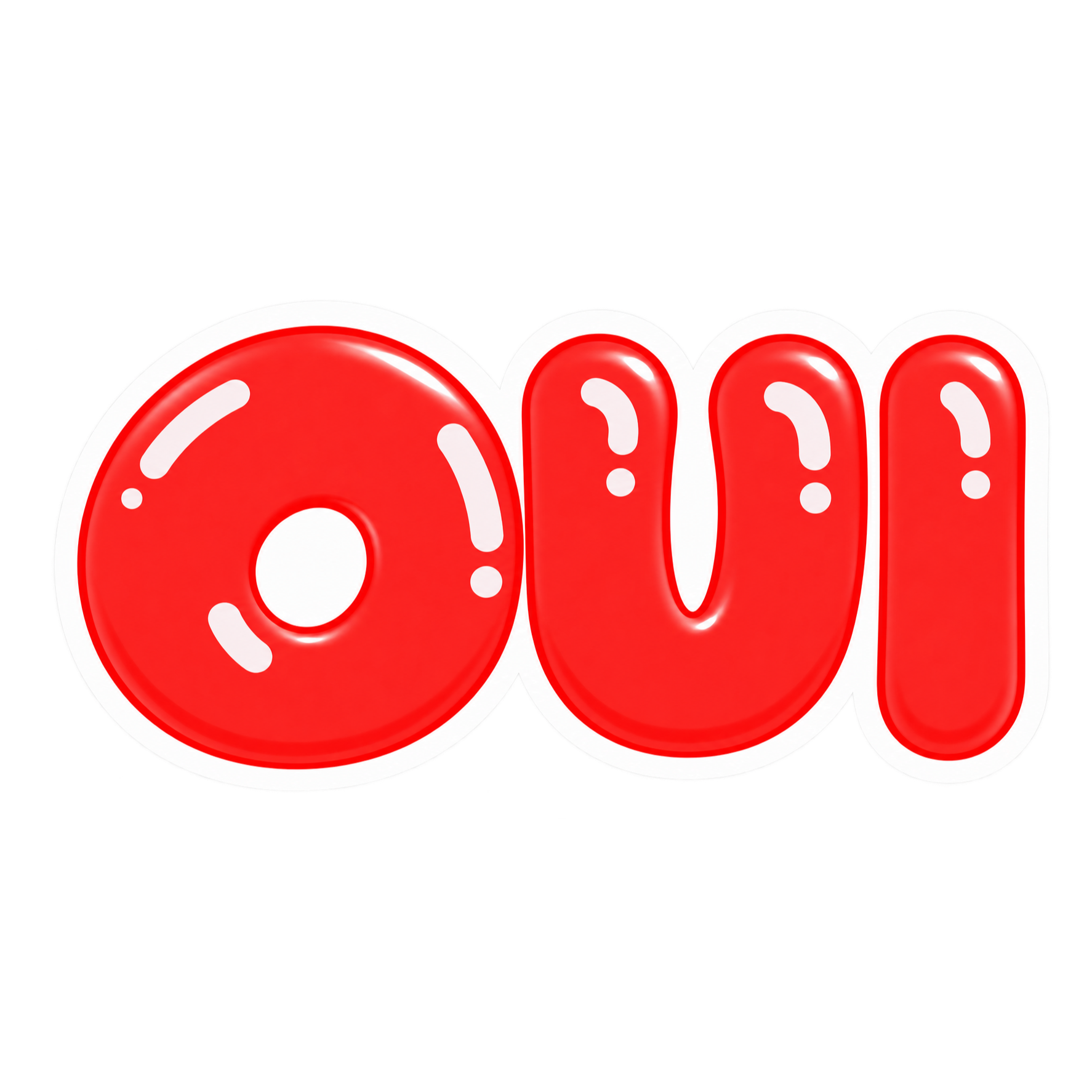 Oui Sticker