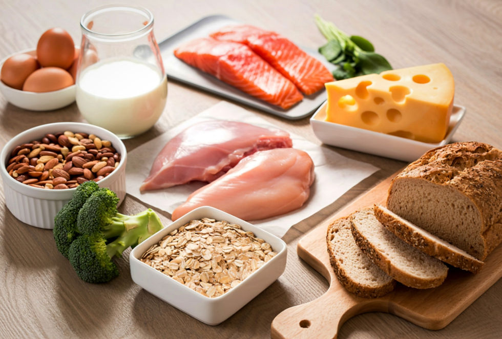 Ausgewogene Ernährung.