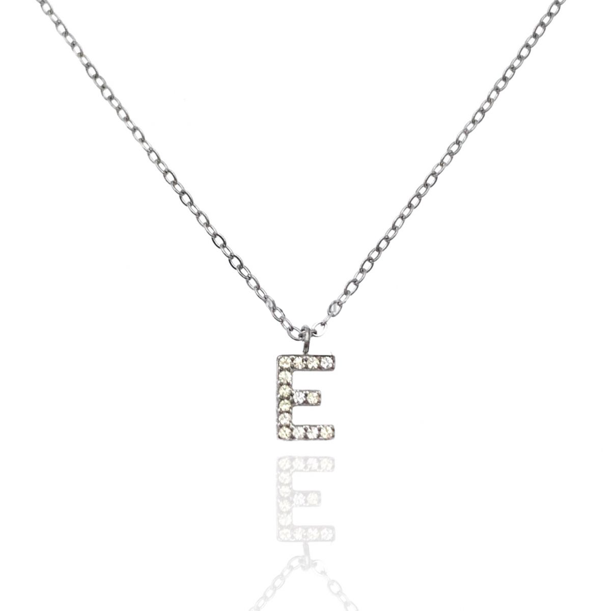 Collana iniziale strass E