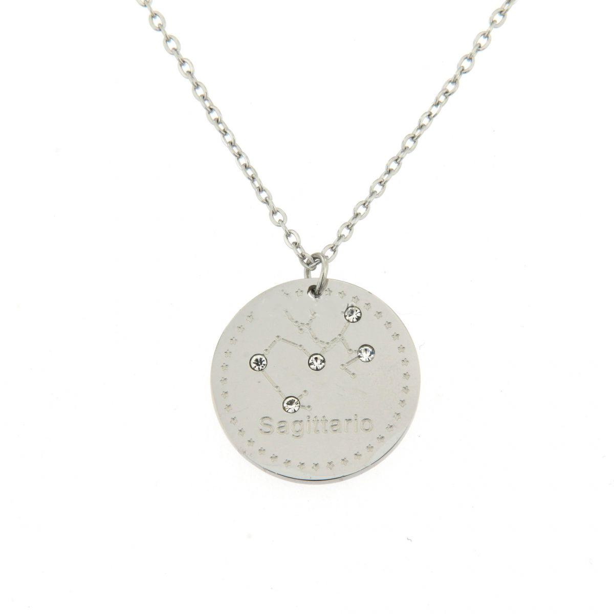 Collana acciaio zodiaco SAGITTARIO