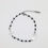 Miniatura: Bracciale rosario acciaio cristalli neri e silver bicolor